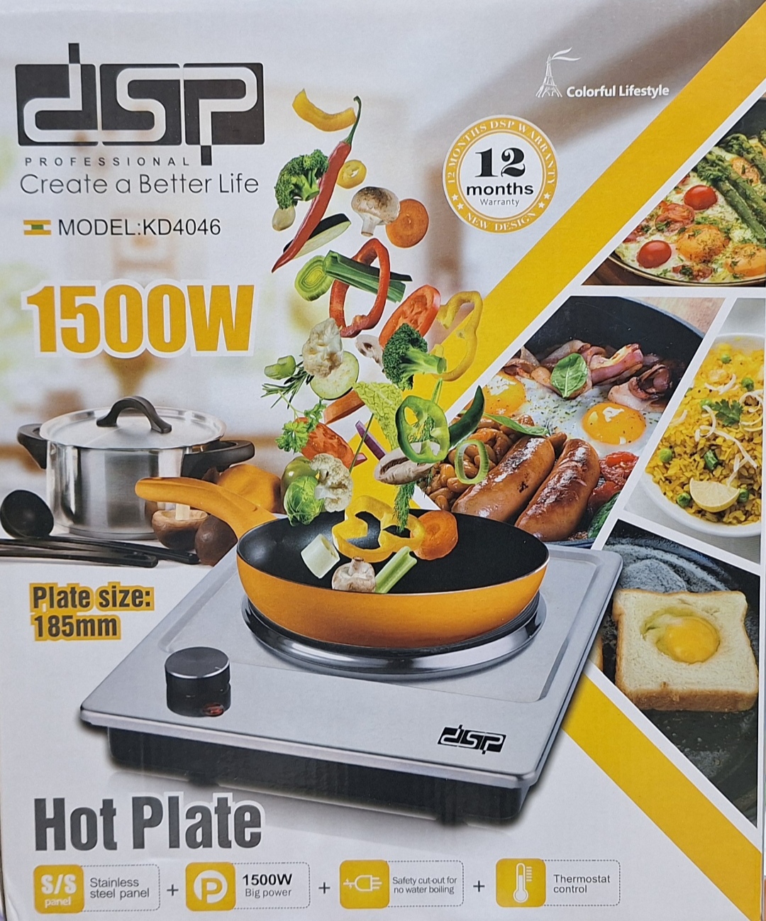 اجاق برقی تک شعلهDSPمدلKD4046