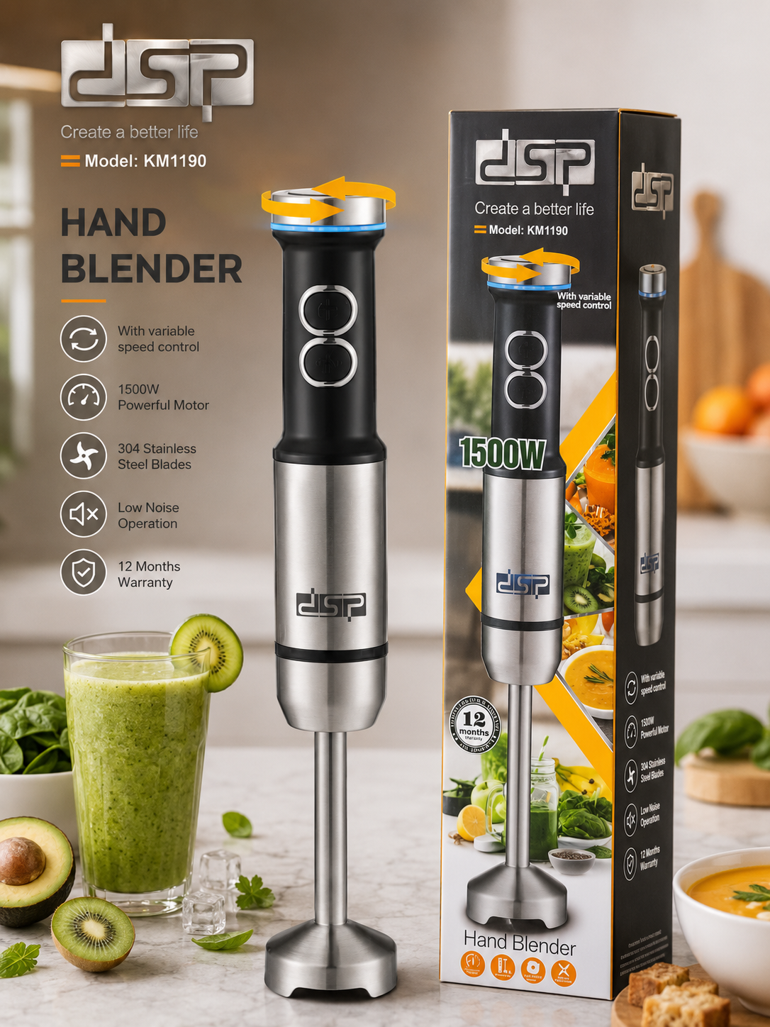 گوشت کوب برقیDSPمدلKM1190