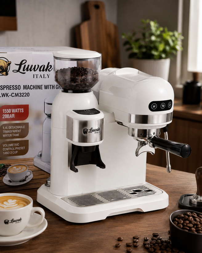 اسپرسوساز Luwak مدل LWK-CM3220 با آسیاب قهوه