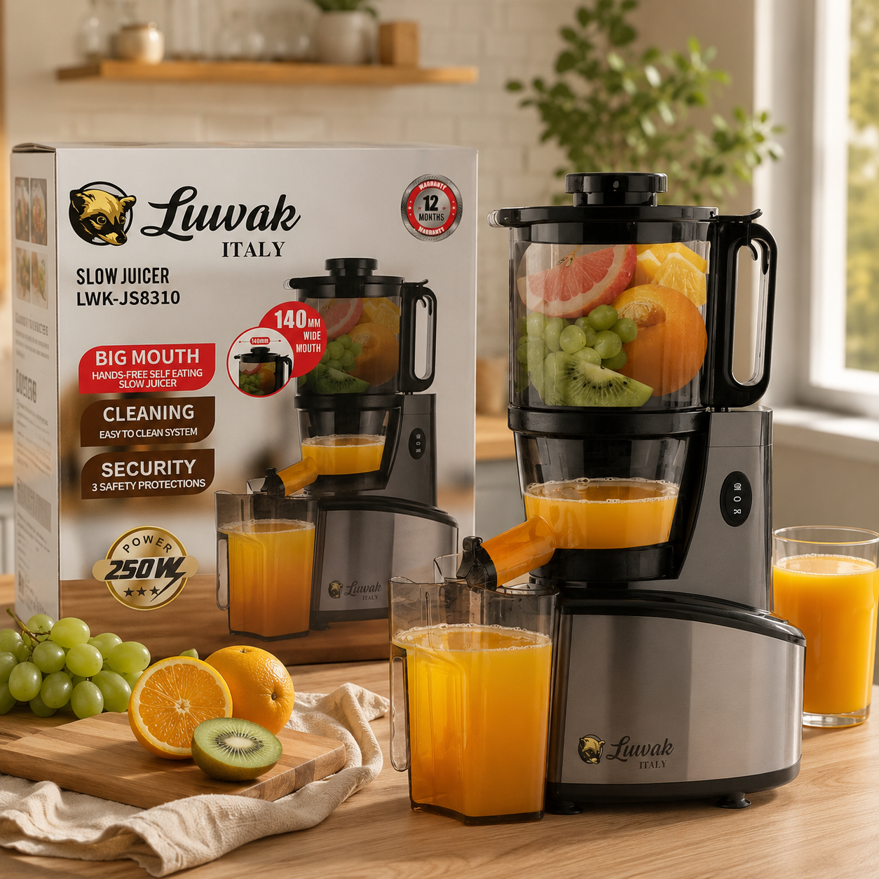 آب میوه گیریLuwakمدلLWK-JS8310