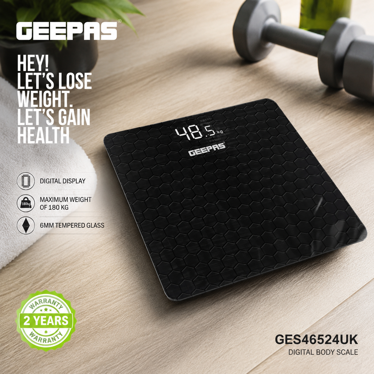 ترازو دیجیتال جیپاس مدلGES46524UK